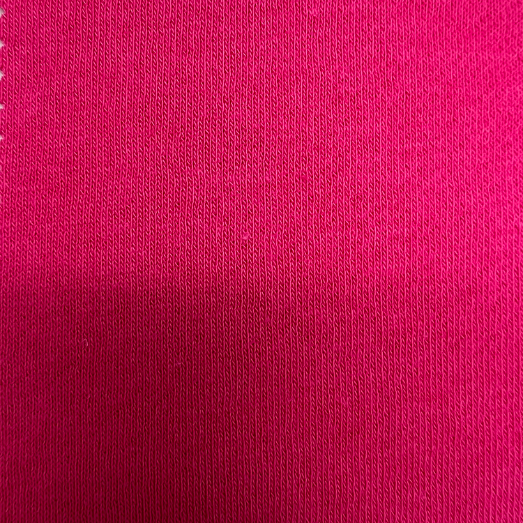 Magenta Red Stretch Sweatshirt Fabric Fabric